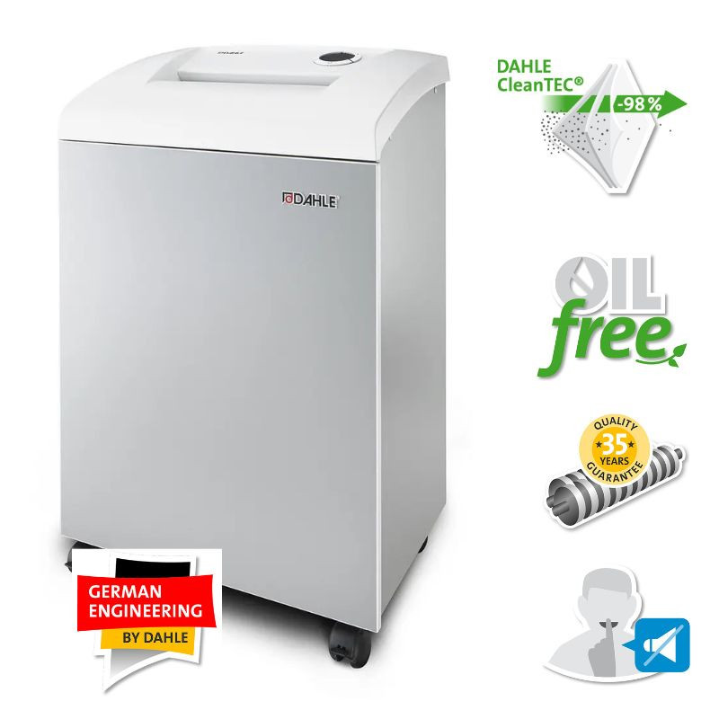 Destructora dahle 306air con filtro de partículas