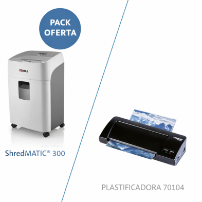 Destructora dahle Shredmatic 300 con plastificadora de regalo