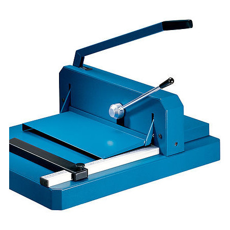 Guillotina Dahle 842 con cuchilla afilable para corte profesional en oficina e industria